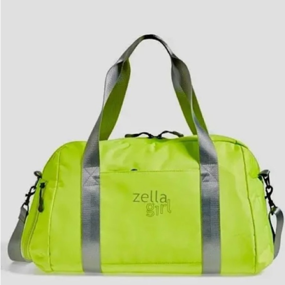 Zella Girl Neon Green Duffel Bag